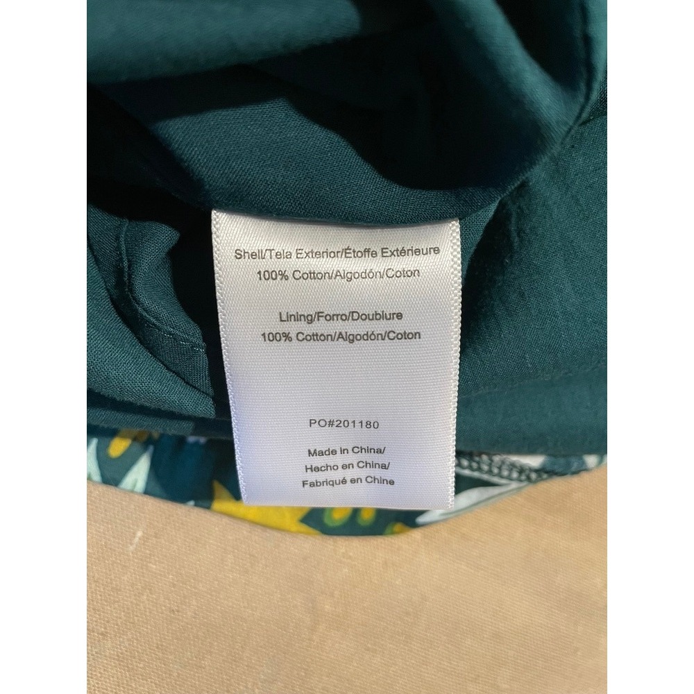 ModCloth Dinosaur Dress 3X Green Pockets Lined Retro Artsy Kindergarten Teacher - Picture 9 of 9